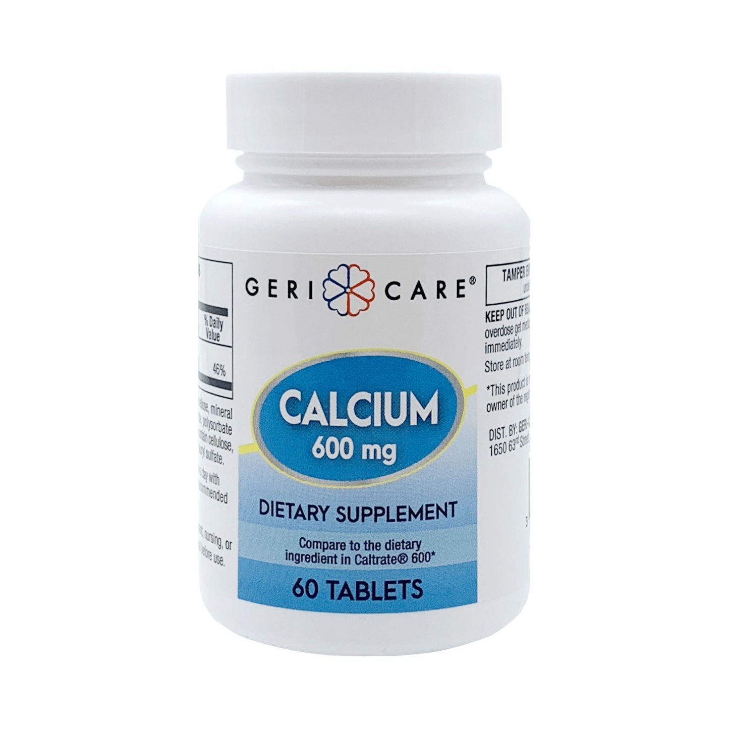 VITAMIN CALCIUM CARBONATE, CAP600MG (60/BT 12BT/C