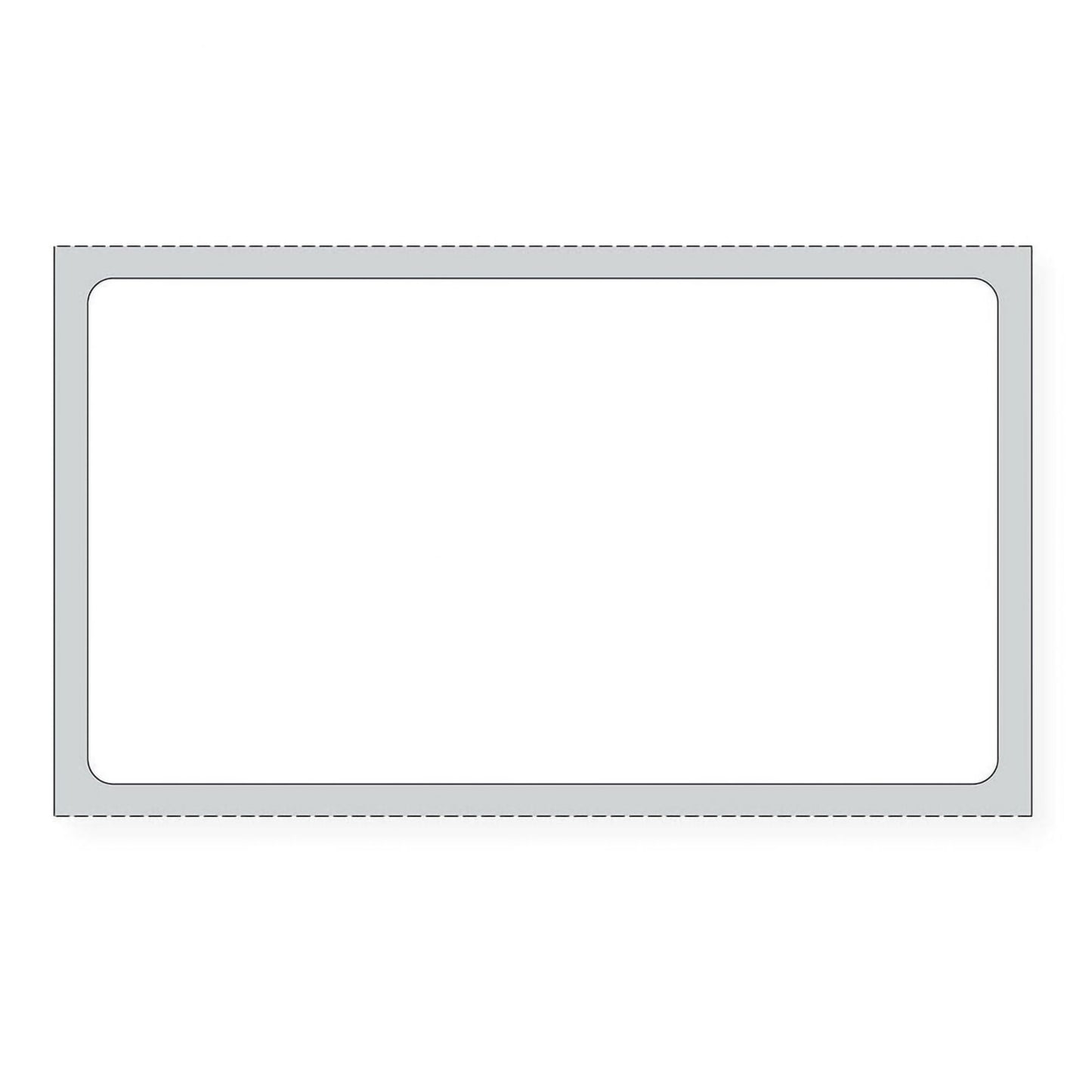 LABEL, DIRECT THERMAL PERM PAPER WHT (1100/RL 8RL/CS)