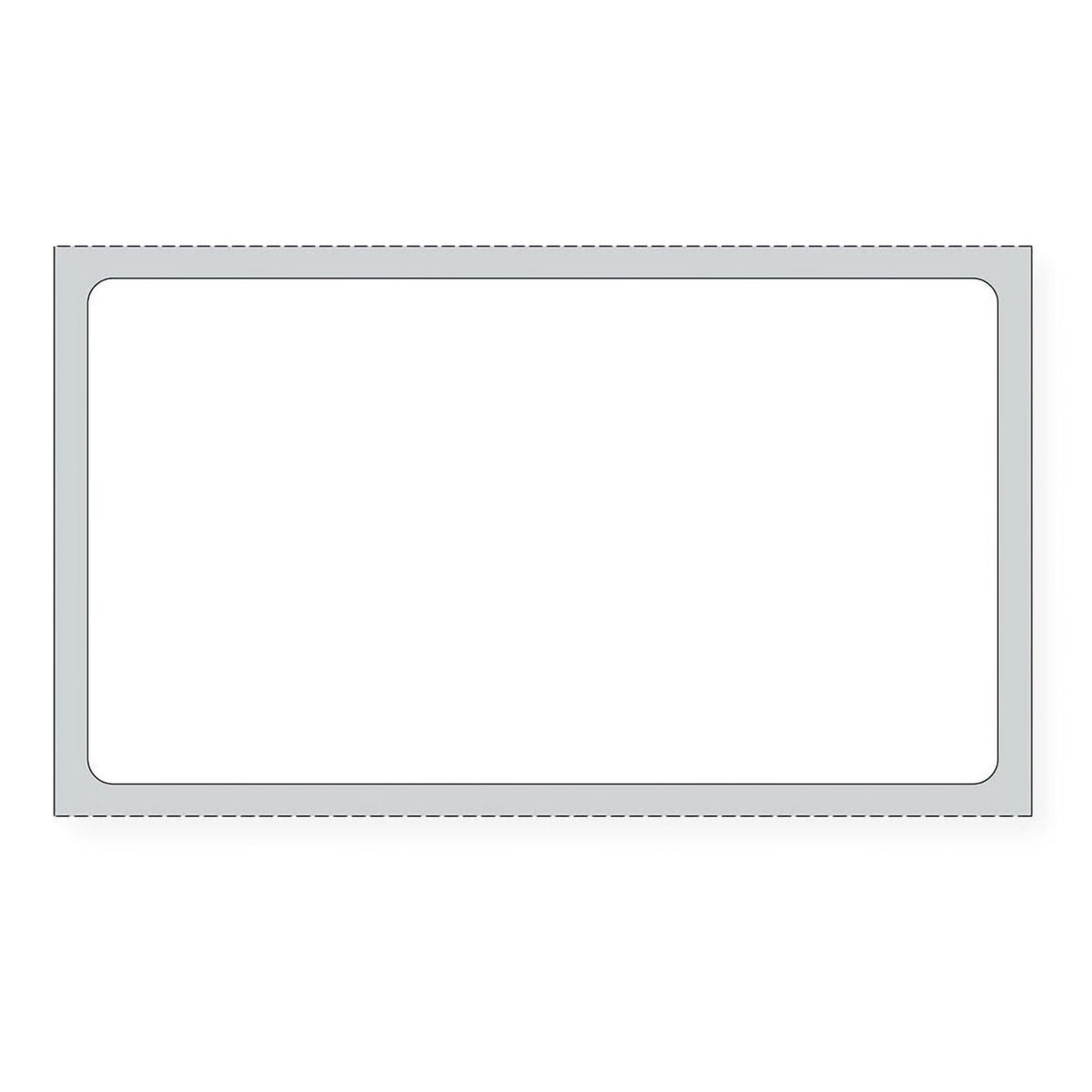 LABEL, DIRECT THERMAL PERM PAPER WHT (1100/RL 8RL/CS)
