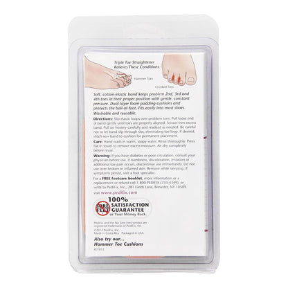 TOE STRAIGHTENER, TRIPLE RT