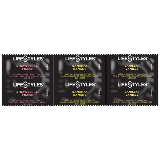 CONDOM, LIFESTYLES ASTD FLAVOR(1008/CS)