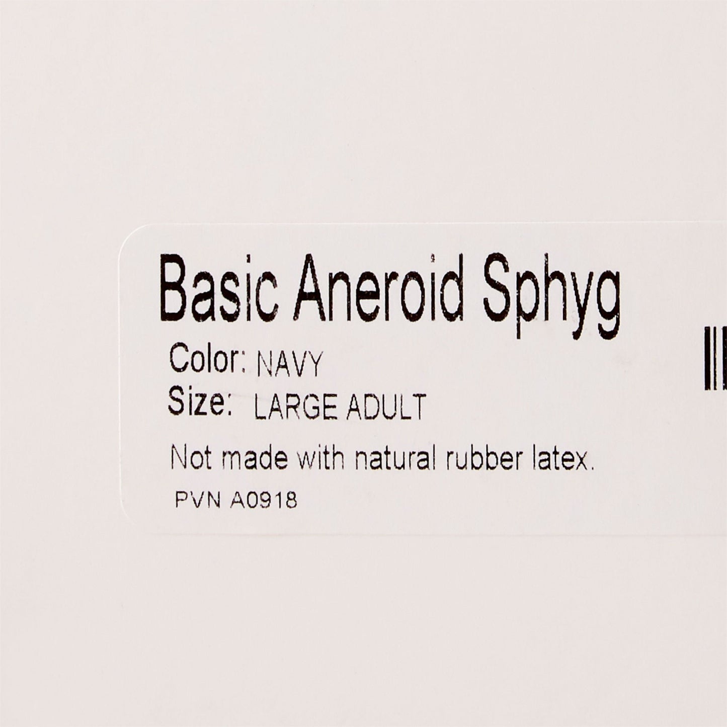 SPHYG, STD ANEROID LF NVY LG ADLT