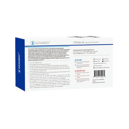 SELF-TEST KIT, COVID-19 RAPID GENABIO (5/KT 54KT/CS)