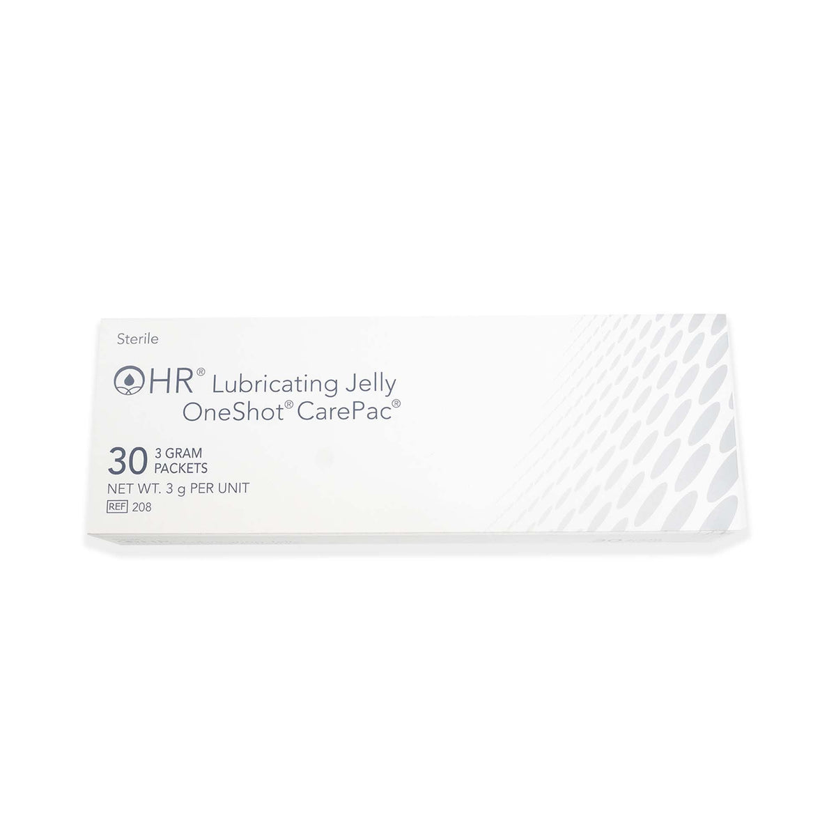LUBRICANT JELLY, HR STR 3GM (30/BX 48BX/CS)