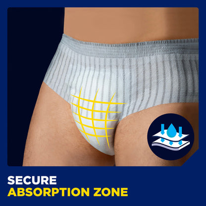 UNDERWEAR, MN TENA XLG 44-64 (14/BG 4BG/CS) SCAPER