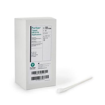 SWAB, OB/GYN CTNTP N/S 8" (50/BX)