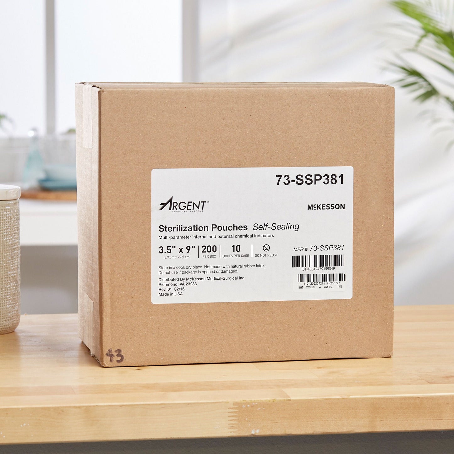 POUCH, SELF SEAL 3.5"X9" (200/BX 10BX/CS)