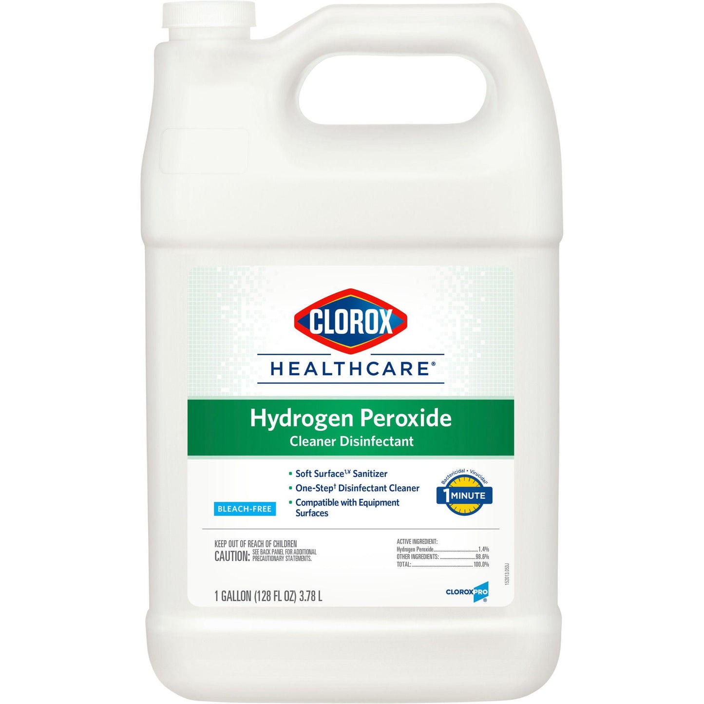 CLEANER, HYDROGEN PEROXIDE REFILL 128OZ (4/CS)