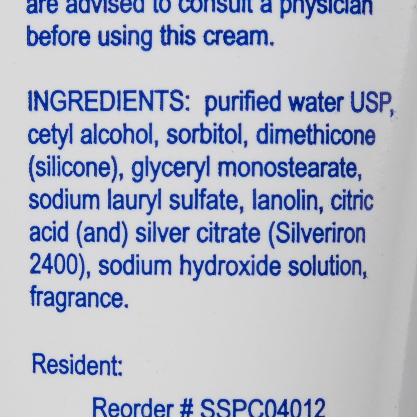 CREAM, SKIN PROT SELAN SILVER 4OZ (12/CS)