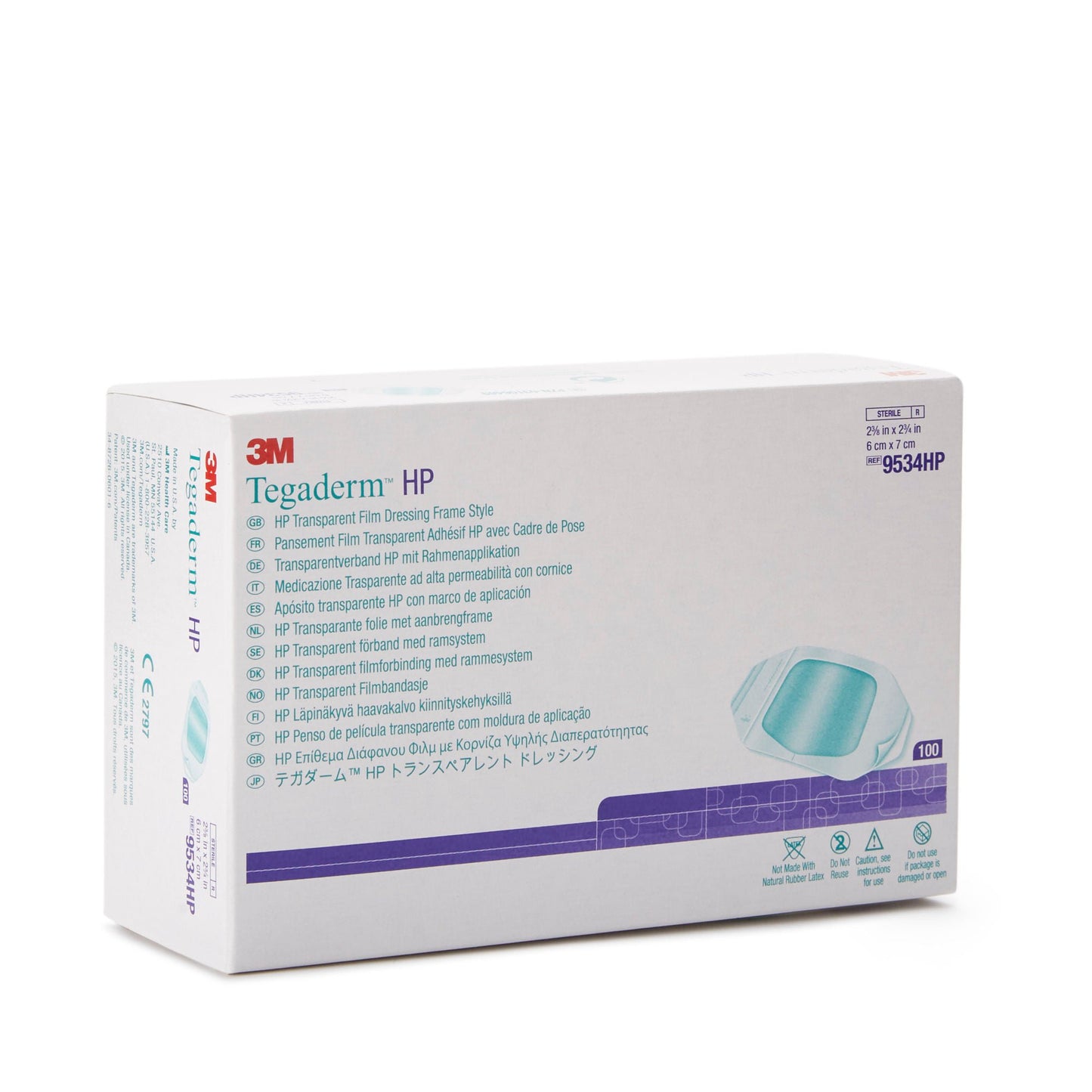 DRESSING, TEGADERM IV 6X7CM (100/BX) 3M