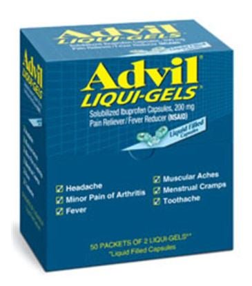 ADVIL, LIQ GEL 200MG (50/CT)