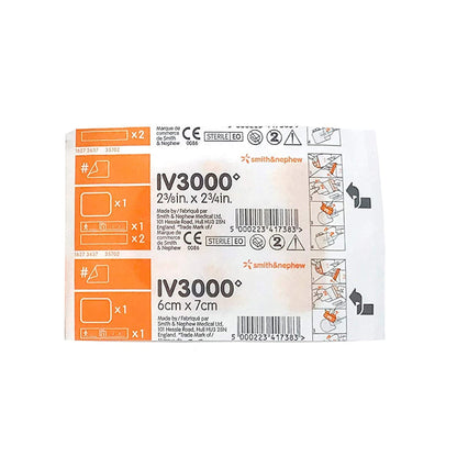 DRESSING, IV3000 1-HAND 2 3/8X2 3/4" (100/BX 9BX/C