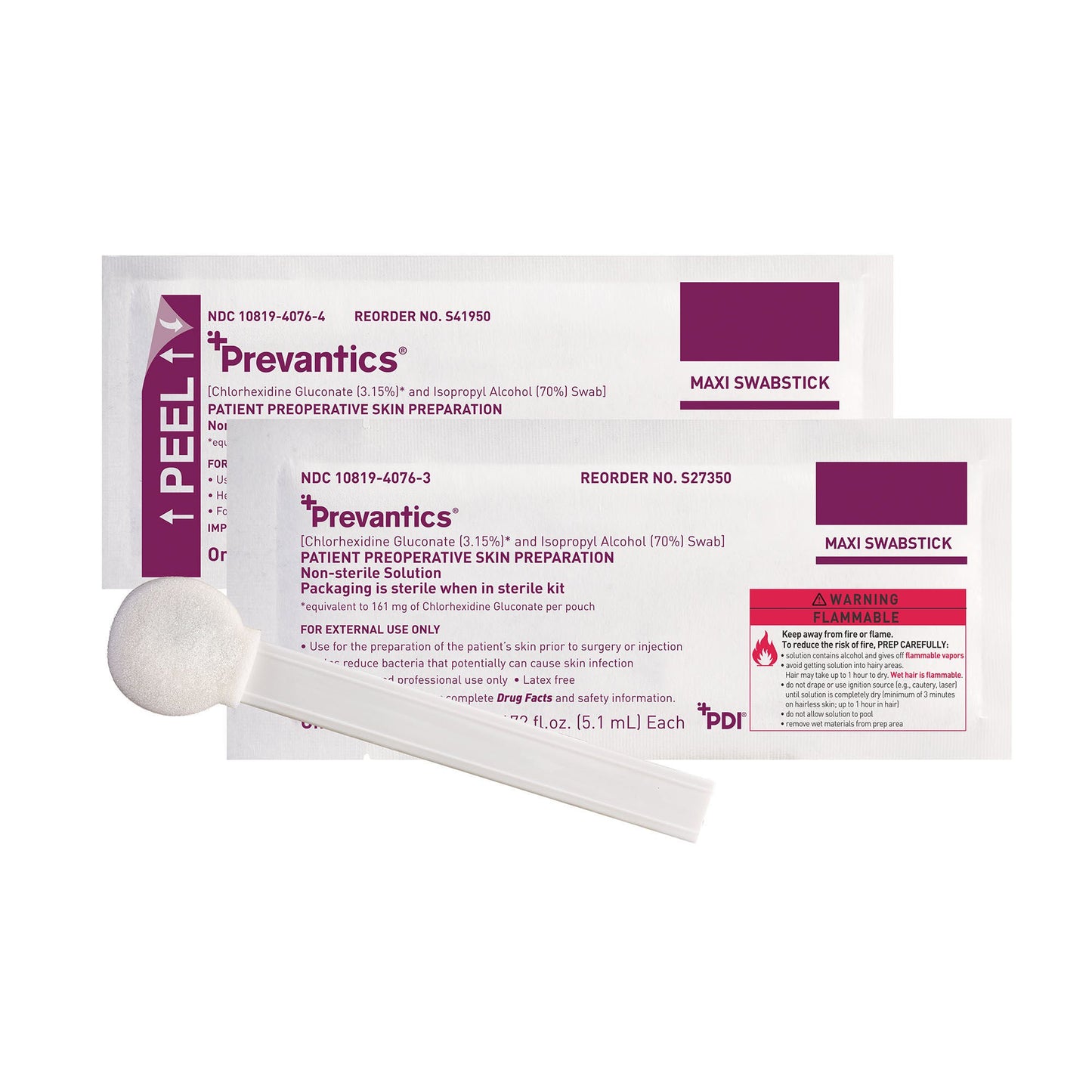 SWABSTICK, PREVANTICS PREP MAXI 5.1ML (30/BX 10BX/CS)