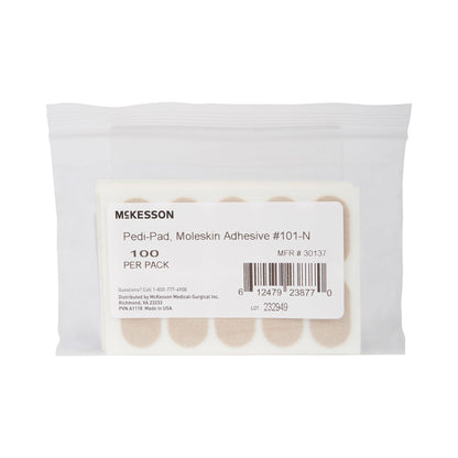 PEDI-PAD, MOLESKIN ADH TAN #100/PK 10PK/CS)