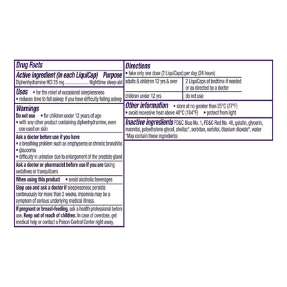 ZZZQUIL, LIQ CAP NIGHTTIME SLEEP AID (12/CT)