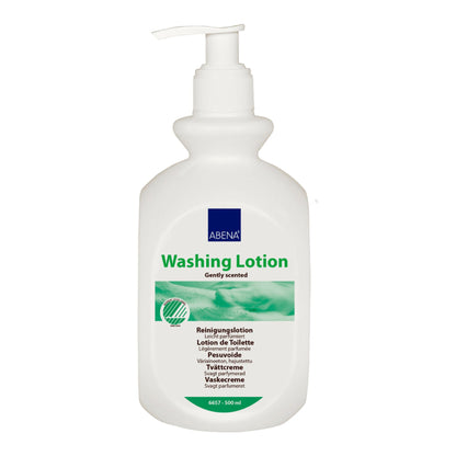 LOTION, WASHING RINSELESS/NO WATER SCENTED PUMP 500ML (6/CS)