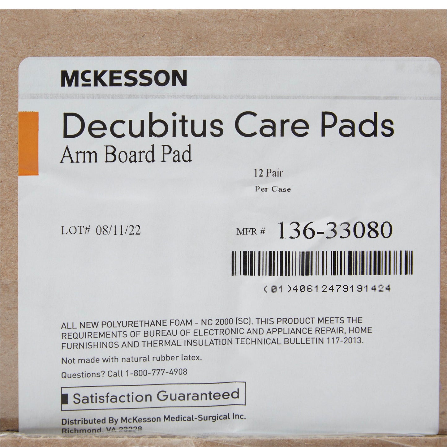 PAD, DECUB AM BOARD 20X7X2" (12/CS)