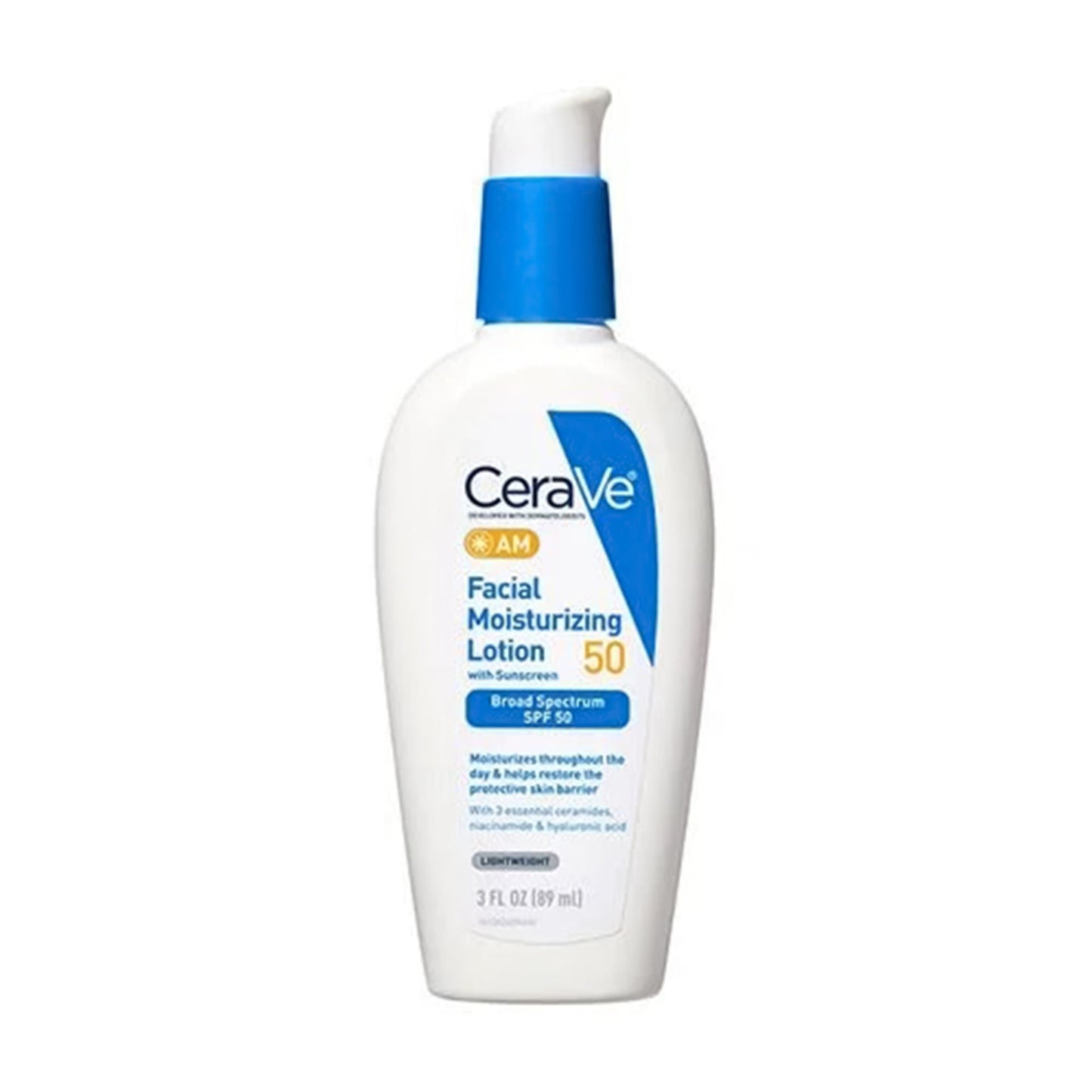 CERAVE, LOTION SPF50 AM 3OZ