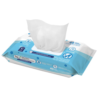 WIPE, BABY PDI UNSCENTED (40/PK 12PK/CS)