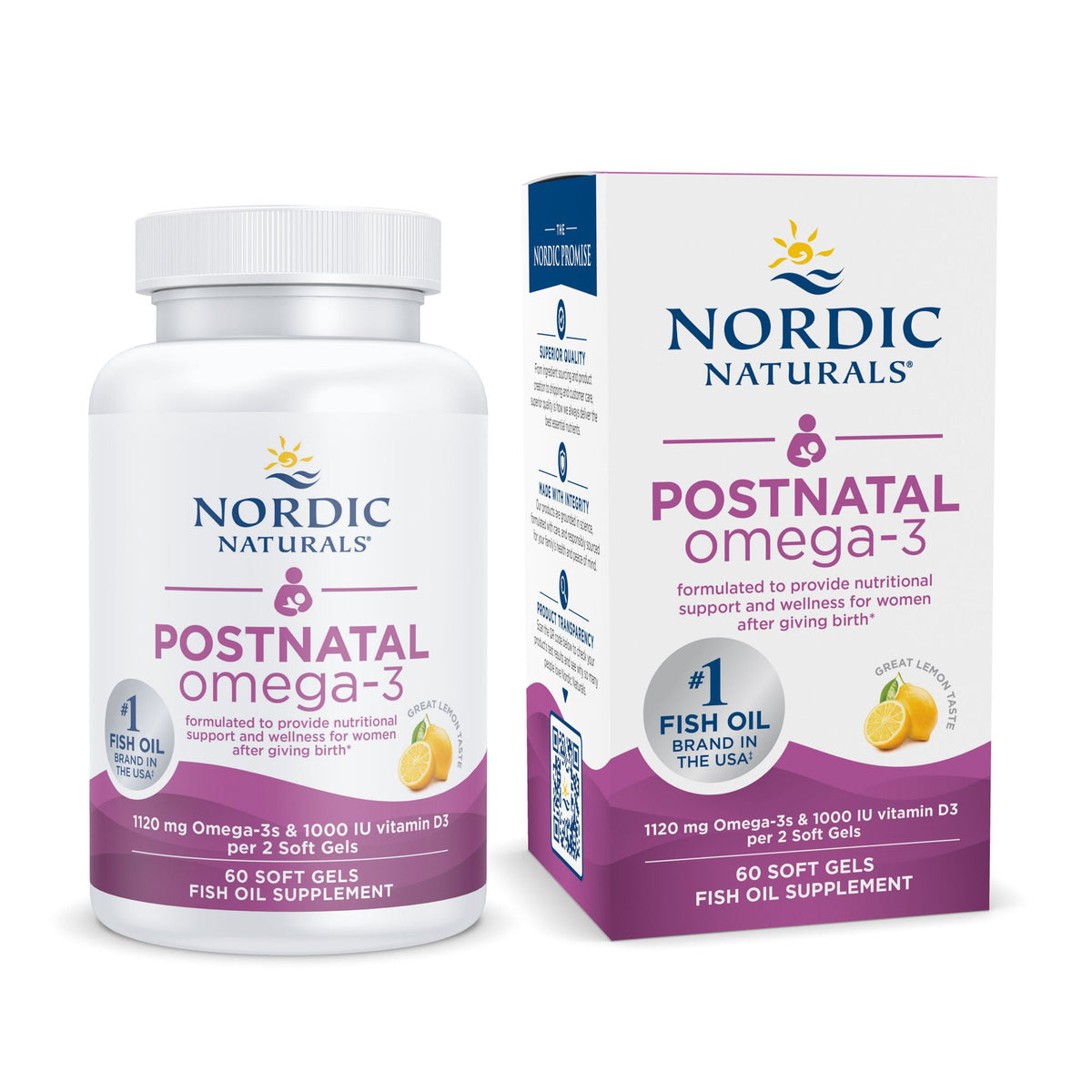 SUPPLEMENT, POST NATAL OMEGA 3(60CT/BT 12BT/CS)