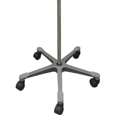 POLE, IV 2HOOK 5LEG BASE