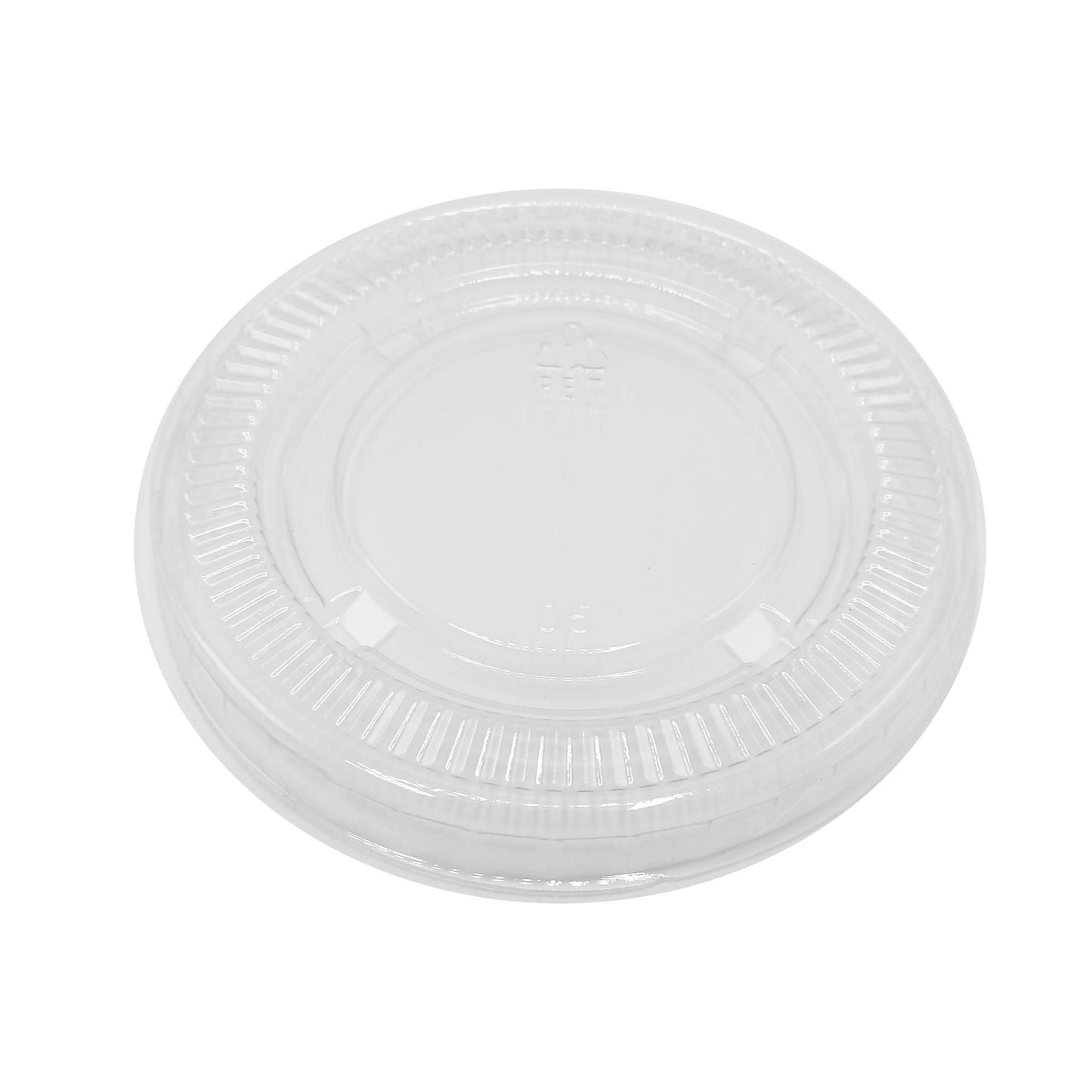 LIDS, CUP PORTION PLAS CLR 3-5.5OZ (100/PK 25PK/CS)