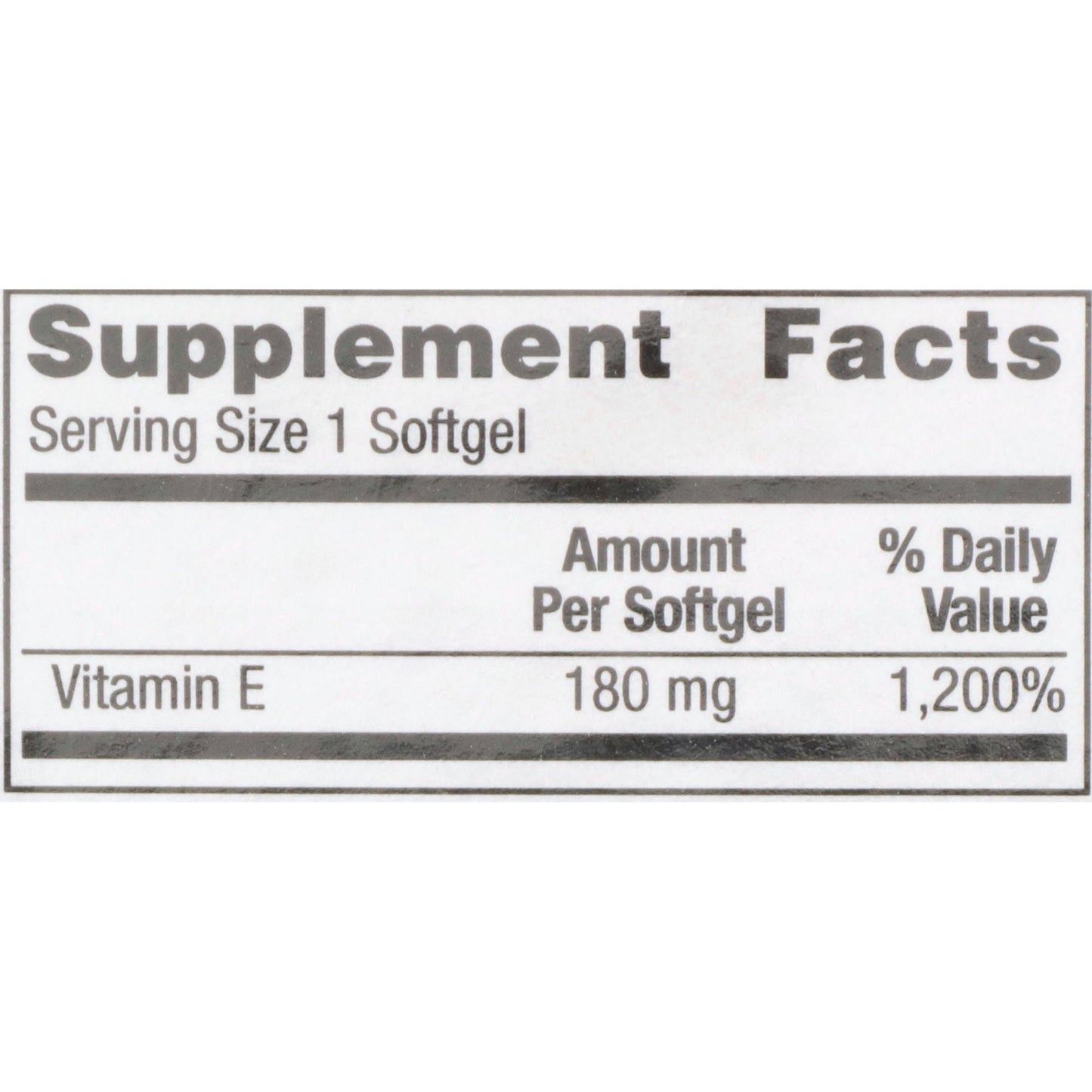 VIT E, SFT GEL 400IU (100/BT 12/CS)