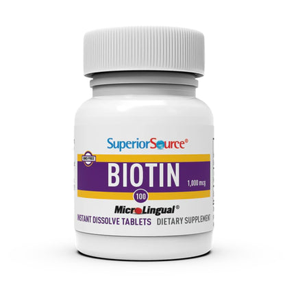 BIOTIN, TAB 1000MCG (100/BT)