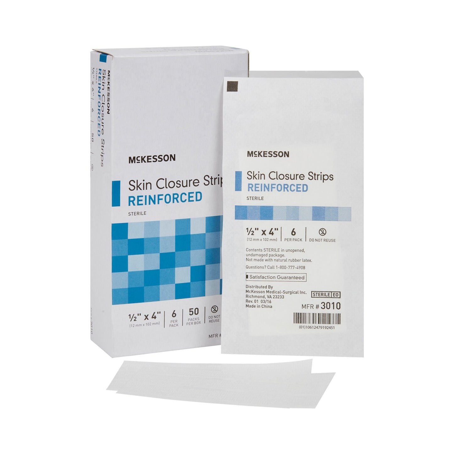 CLOSURE, SKIN REINF LF 1/2X4" (6/PK 50PK/BX 4BX/CS)