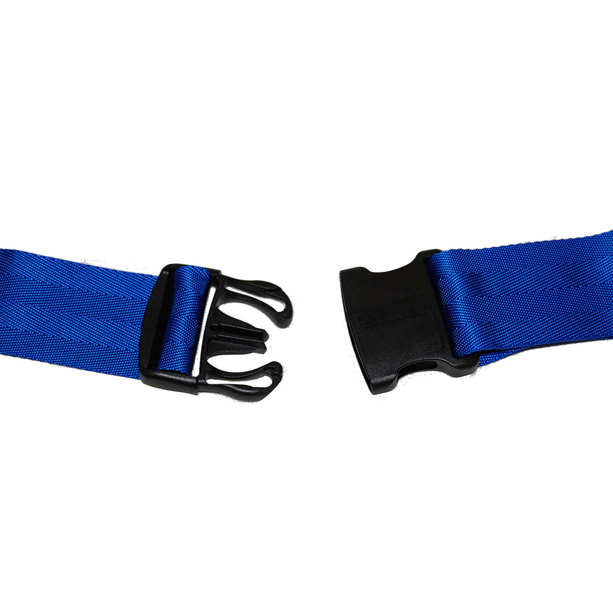 SkiL-Care Wheelchair Safety Belt, 2 x 42 in., Black / Blue