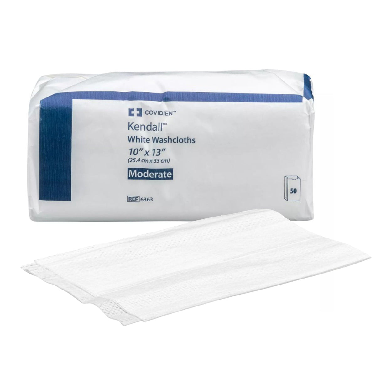 WASHCLOTH, CURITY 12"X13" (50/BG 15BG/CS)