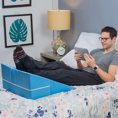 WEDGE, BED FOAM 12" BLU