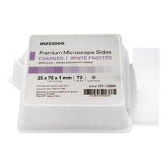 SLIDE, MICRO FROSTED WHT CHARGED (72/BX 20BX/CS)