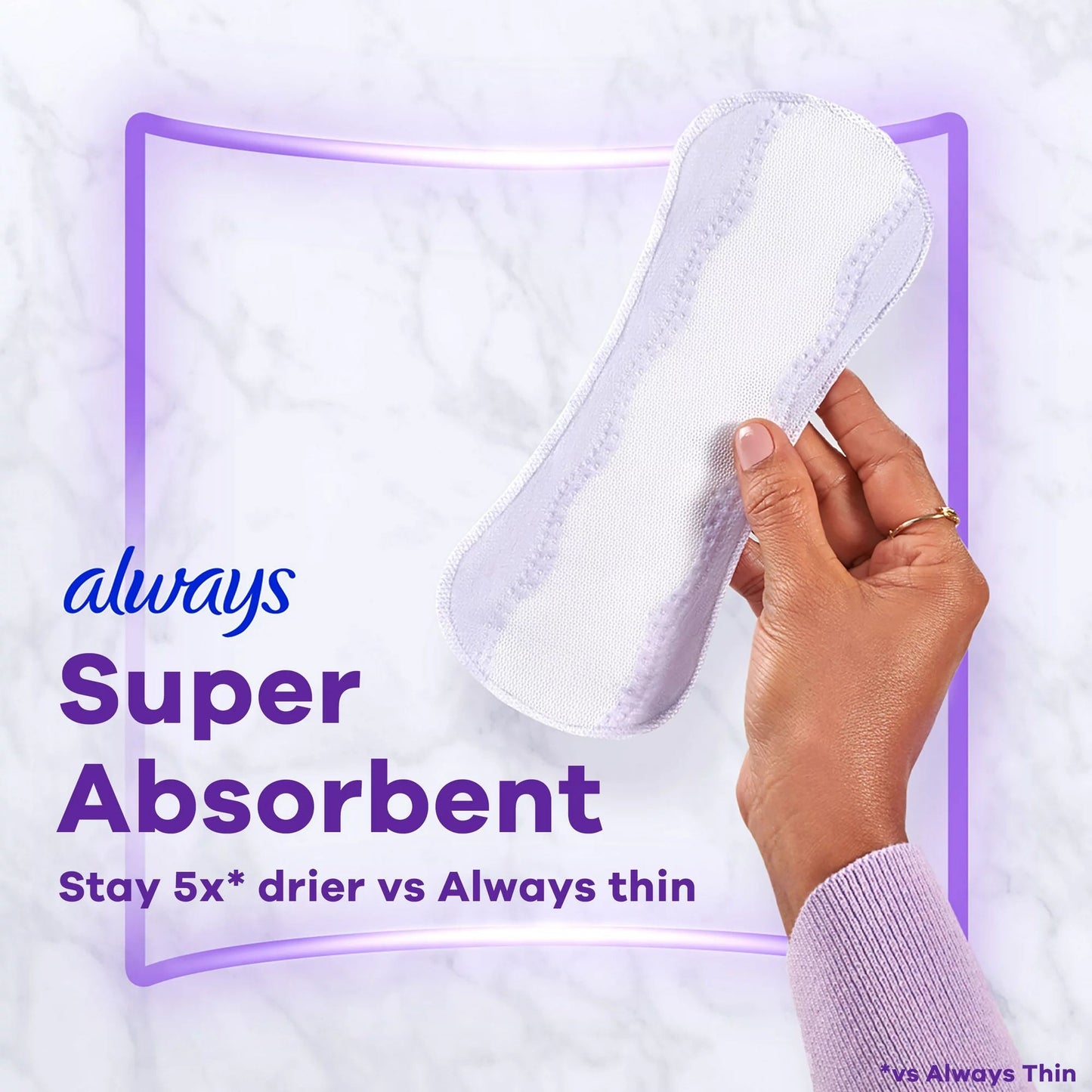 LINER, ALWAYS ANTI-BUNCH LONG (48/BX 3BX/CS)