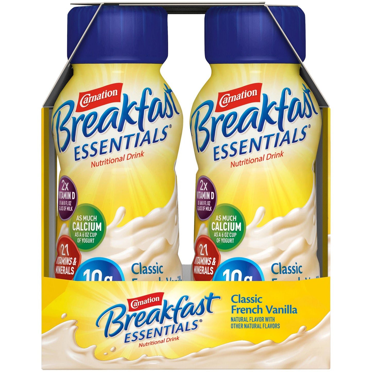 CARNATION INST BRKFST, ESSN LSRTD 8OZ BT F VAN (6/PK 4PK/CS)
