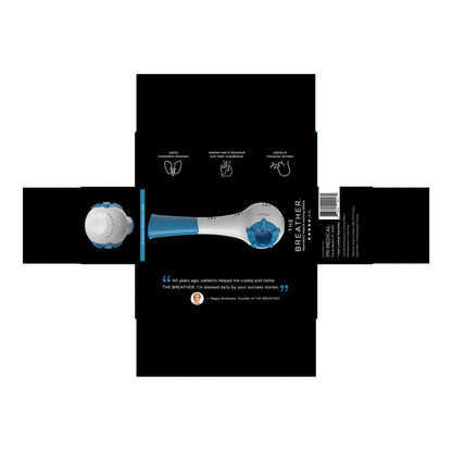 EXERCISER, RESPIRATORY TRAINER BREATHER BLU (120/CS)