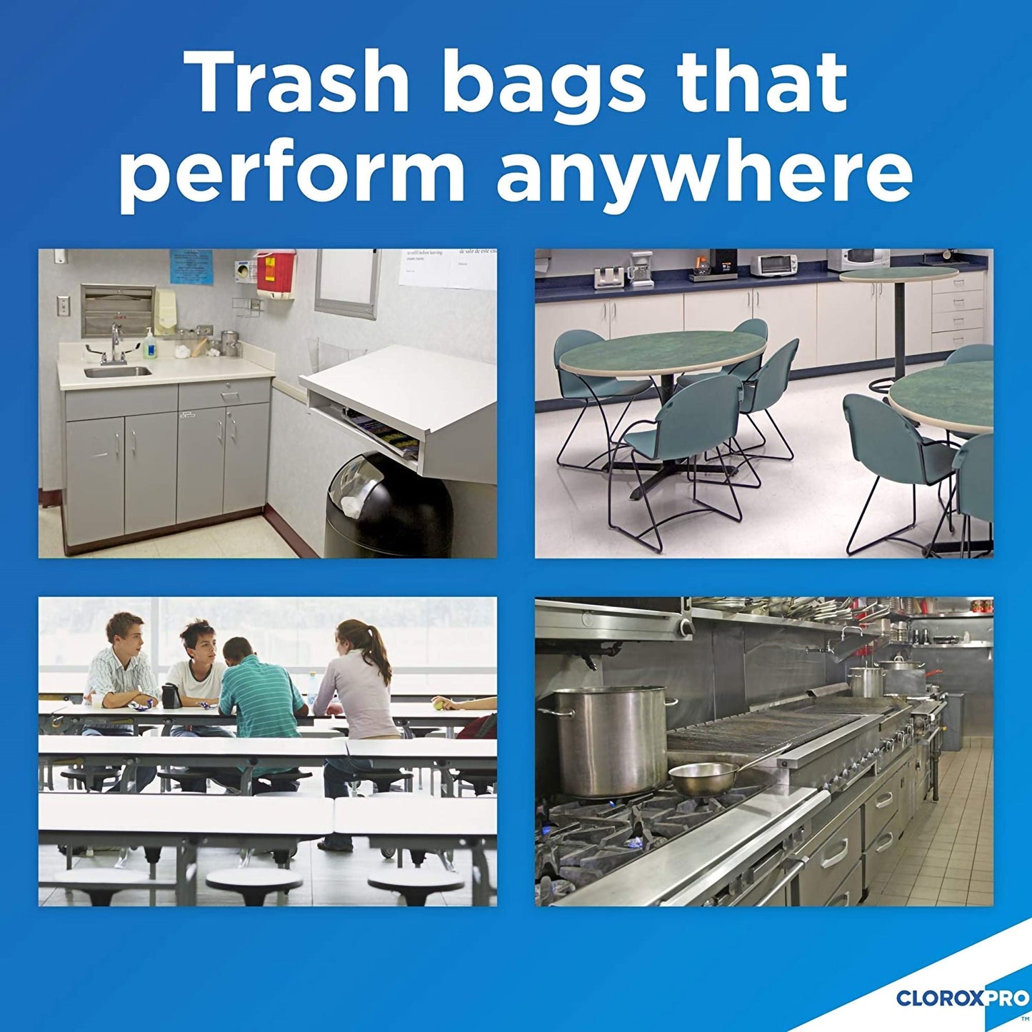 LINER, TRASH GLAD DRWSTRNG FORCEFLEX TALL KITCHEN 13 GSALFLD