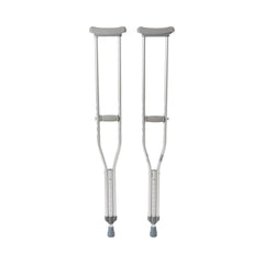 CRUTCH, ALUM PSH-BTN ADJ ADLT 350LB (8PR/CS)