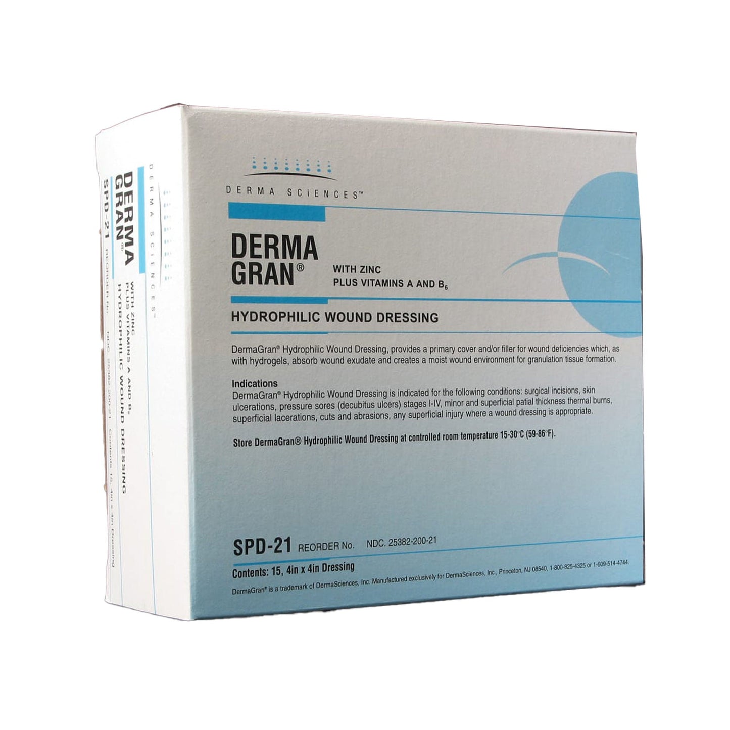 DRESSING, HYDROGEL 4X4 (15/BX 4BX/CS) DERSCI
