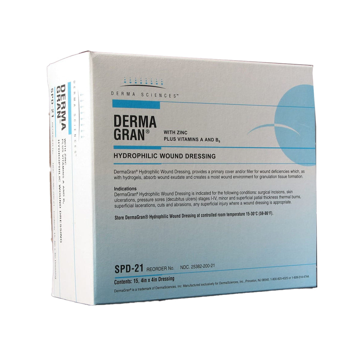 DRESSING, HYDROGEL 4X4 (15/BX 4BX/CS) DERSCI