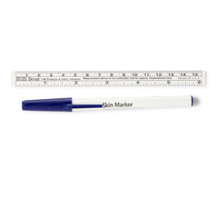 Devon Regular Tip Surgical Skin Marker with Ruler