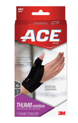 THUMB STABILIZER, ACE ADJ BLK (12/BX)