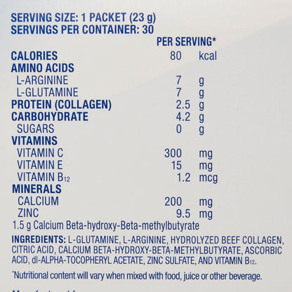 JUVEN, PDR UNFLV 0.82OZ PKT (30PK/BX 6BX/CS)