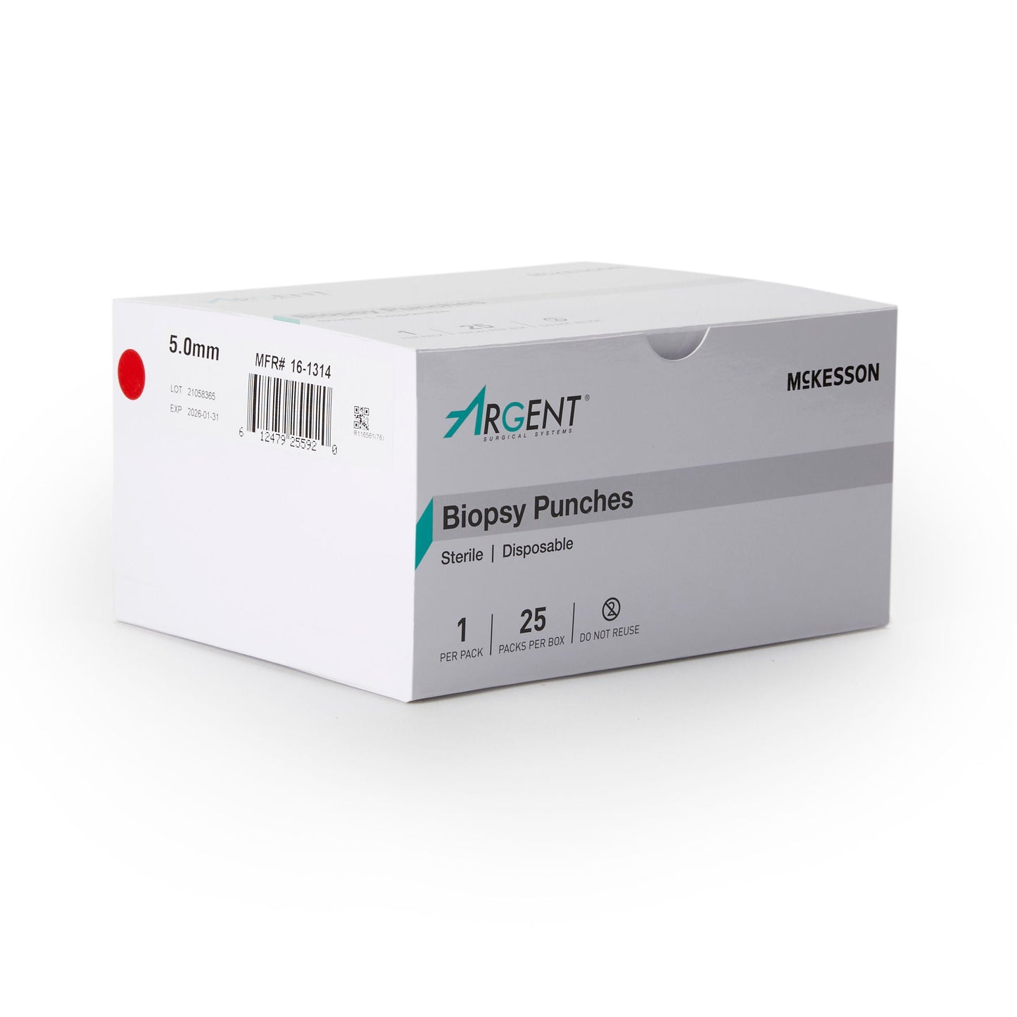 PUNCH, BIOPSY DISP STR 5MM (25BX 4BX/CS)