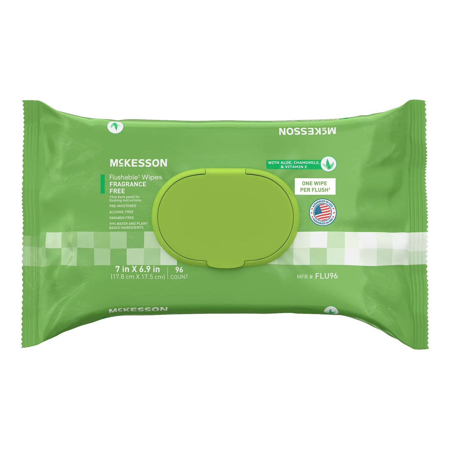 WIPE, WET FLUSHABLE UNSCNTED SFT PK W/LID (96/PK 6PK/CS)