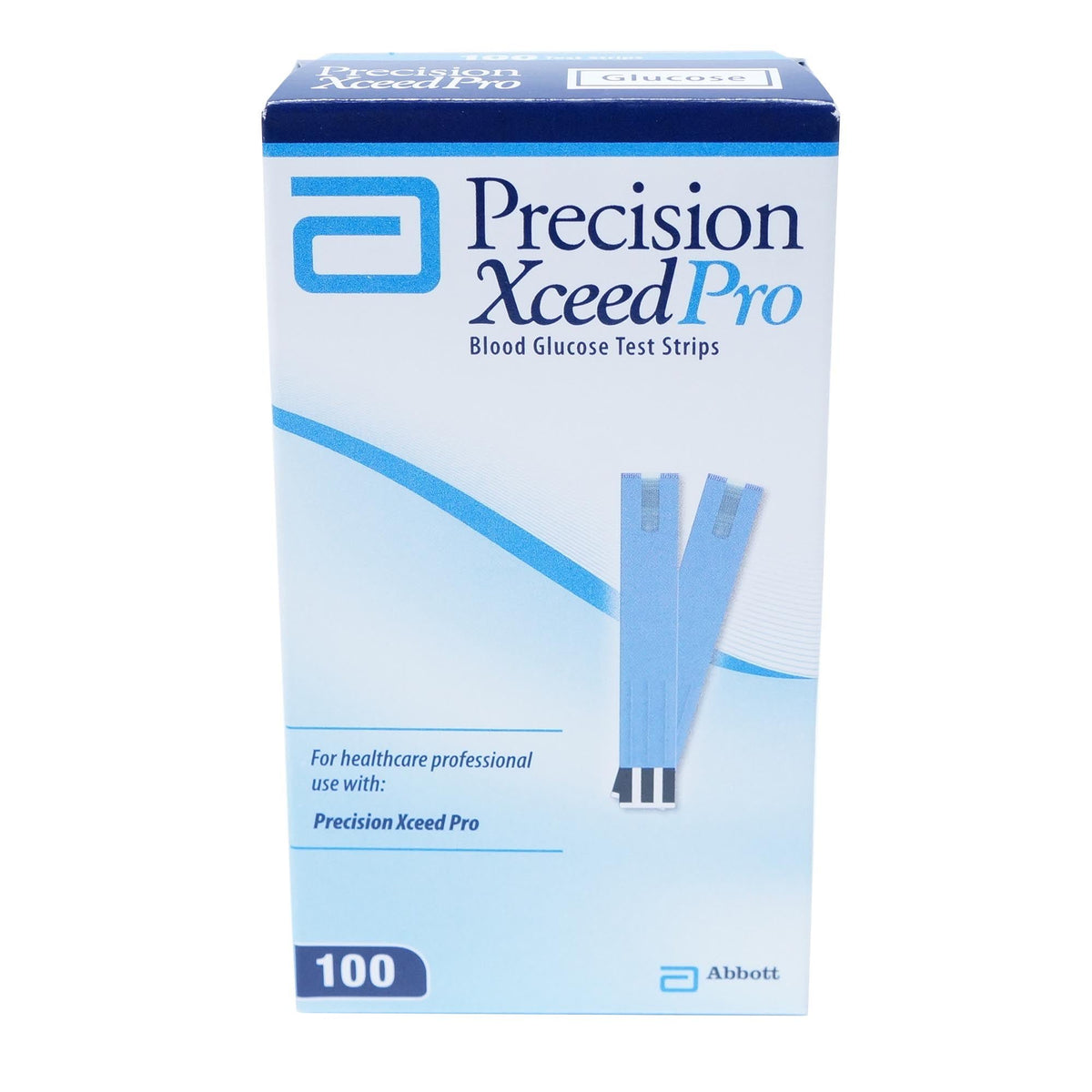 TEST STRIP, BLD GLUC PRECISIONPCX (100/BX 6BX/CS)
