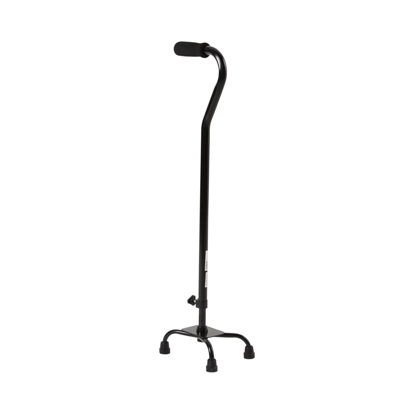CANE, QUAD/SM BASE STEEL BLK (4/CS)