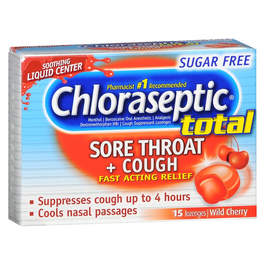 CHLORASEPTIC TOTAL, LOZ CHERRYSF (15/CT)