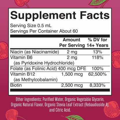 SUPPLEMENT, DRP ORGANIC VEGAN B-COMPLEX 1OZ (6/CS)
