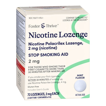 NICOTINE, LOZ FT MINT 2MG (72/PK)